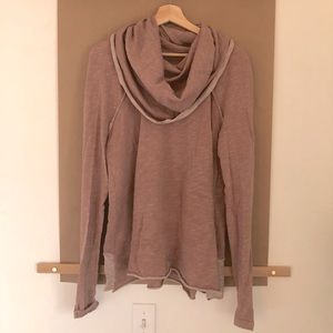 Free People Beach long sleeve cowl neck